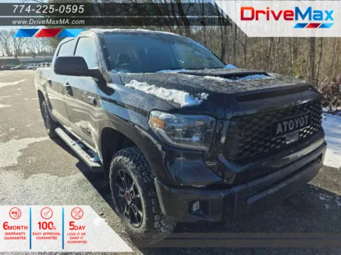 Black 2019 Toyota Tundra CrewMax TRD Pro Pickup 4D 5 1/2 ft for sale in West Bridgewater, MA