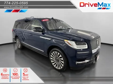Blue 2020 Lincoln Navigator L Reserve Sport Utility 4D for sale in West Bridgewater, MA