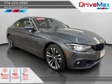 Gray 2020 BMW 4 Series 430i xDrive Coupe 2D for sale in West Bridgewater, MA