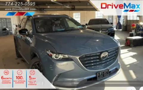 Gray 2023 MAZDA CX-9 Carbon Edition Sport Utility 4D for sale in West Bridgewater, MA