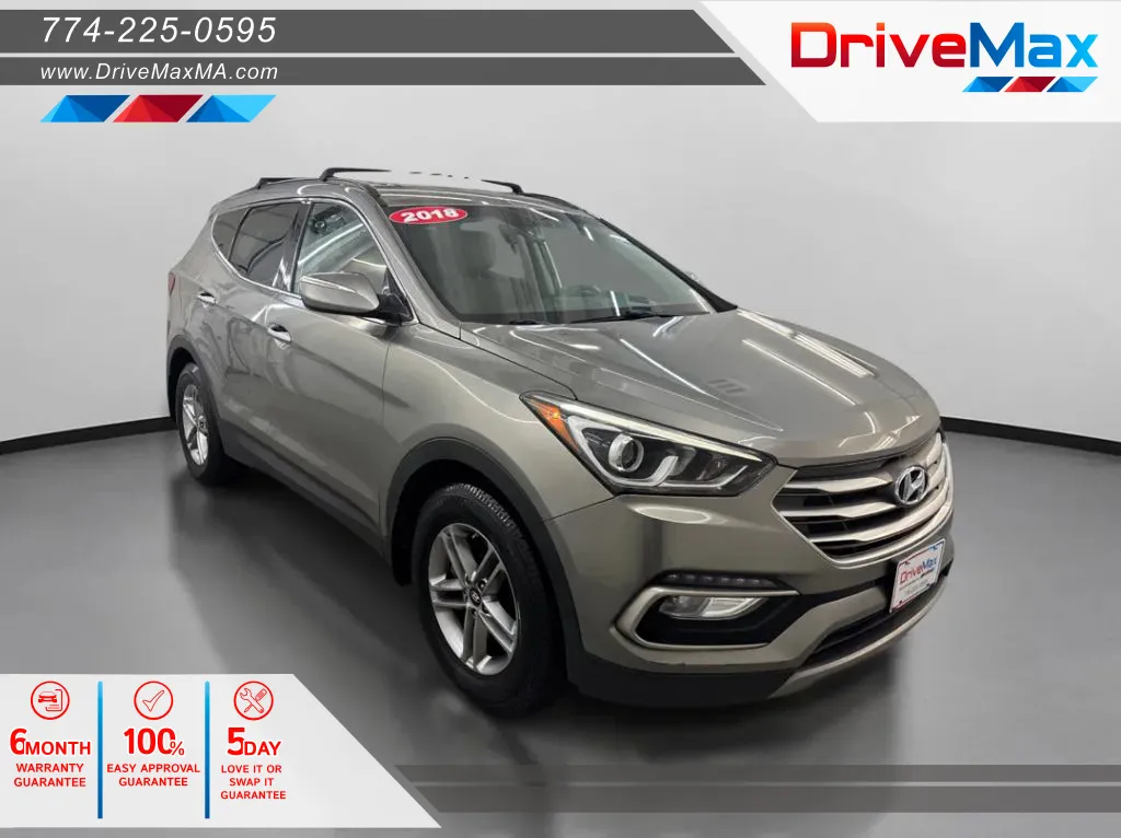 Silver 2018 Hyundai Santa Fe Sport Sport Utility 4D for sale in West Bridgewater, MA
