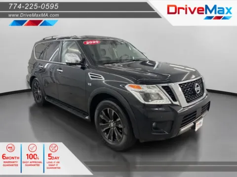 Black 2020 Nissan Armada Platinum Sport Utility 4D for sale in West Bridgewater, MA