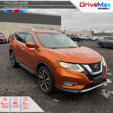 Orange 2019 Nissan Rogue SL Sport Utility 4D for sale in West Bridgewater, MA