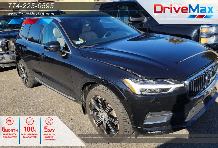 Black 2019 Volvo XC60 T6 Inscription Sport Utility 4D for sale in West Bridgewater, MA