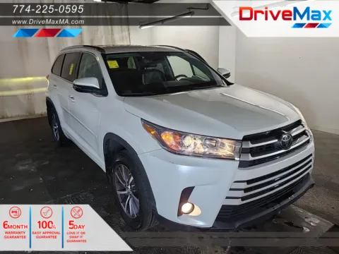 White 2017 Toyota Highlander XLE Sport Utility 4D for sale in West Bridgewater, MA