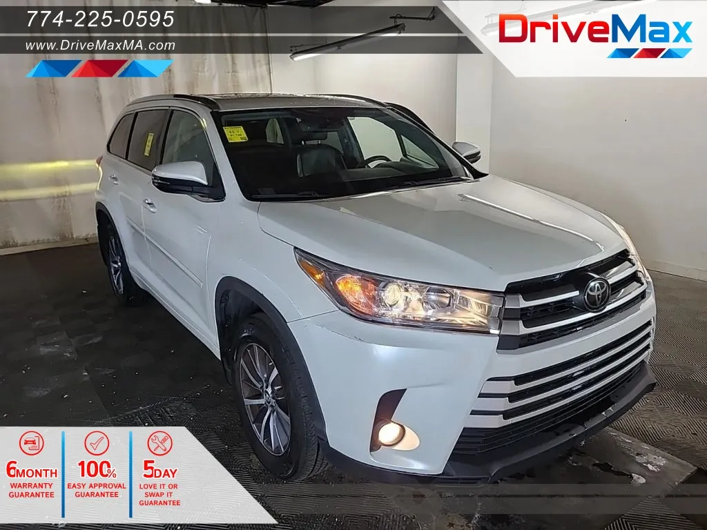 White 2017 Toyota Highlander XLE Sport Utility 4D for sale in West Bridgewater, MA