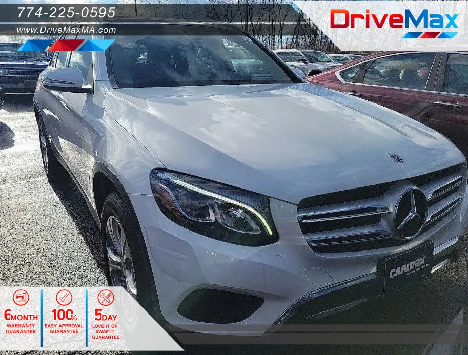 White 2018 Mercedes-Benz GLC 300 4MATIC Sport Utility 4D for sale in West Bridgewater, MA