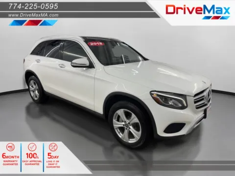 White 2018 Mercedes-Benz GLC 300 4MATIC Sport Utility 4D for sale in West Bridgewater, MA