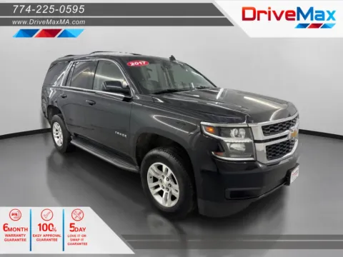 Black 2017 Chevrolet Tahoe LT Sport Utility 4D for sale in West Bridgewater, MA