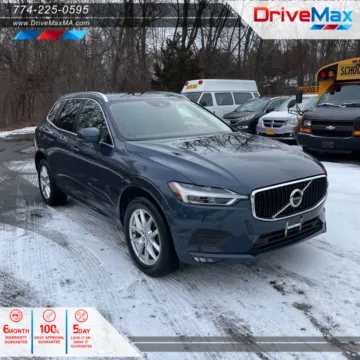 Blue 2019 Volvo XC60 T5 Momentum Sport Utility 4D for sale in West Bridgewater, MA