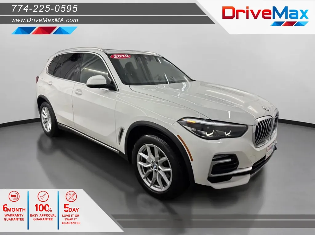 White 2019 BMW X5 xDrive40i Sport Utility 4D for sale in West Bridgewater, MA