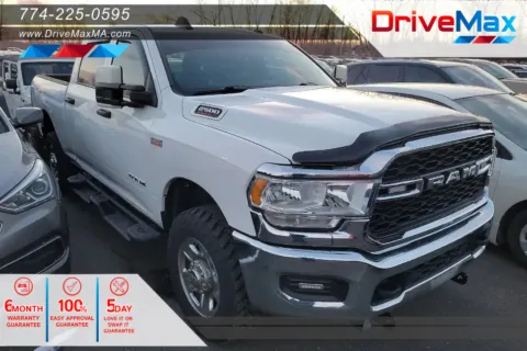 White 2021 Ram 2500 Crew Cab Tradesman Pickup 4D 6 1/3 ft for sale in West Bridgewater, MA