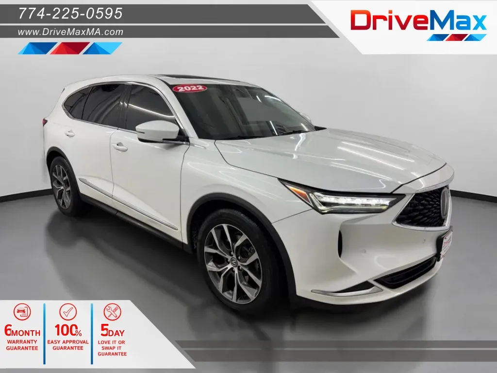 White 2022 Acura MDX SH-AWD w/Technology Pkg Sport Utility 4D for sale in West Bridgewater, MA