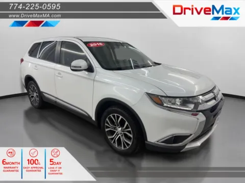White 2016 Mitsubishi Outlander SEL Sport Utility 4D for sale in West Bridgewater, MA