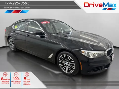Black 2019 BMW 5 Series 530i xDrive Sedan 4D for sale in West Bridgewater, MA