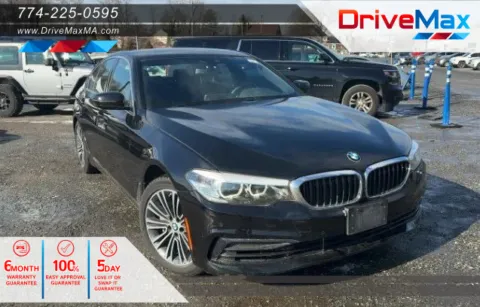 Black 2019 BMW 5 Series 530i xDrive Sedan 4D for sale in West Bridgewater, MA