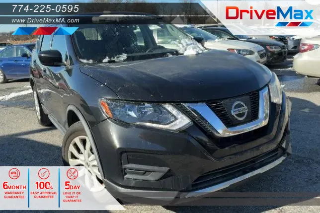 Black 2019 Nissan Rogue S Sport Utility 4D for sale in West Bridgewater, MA