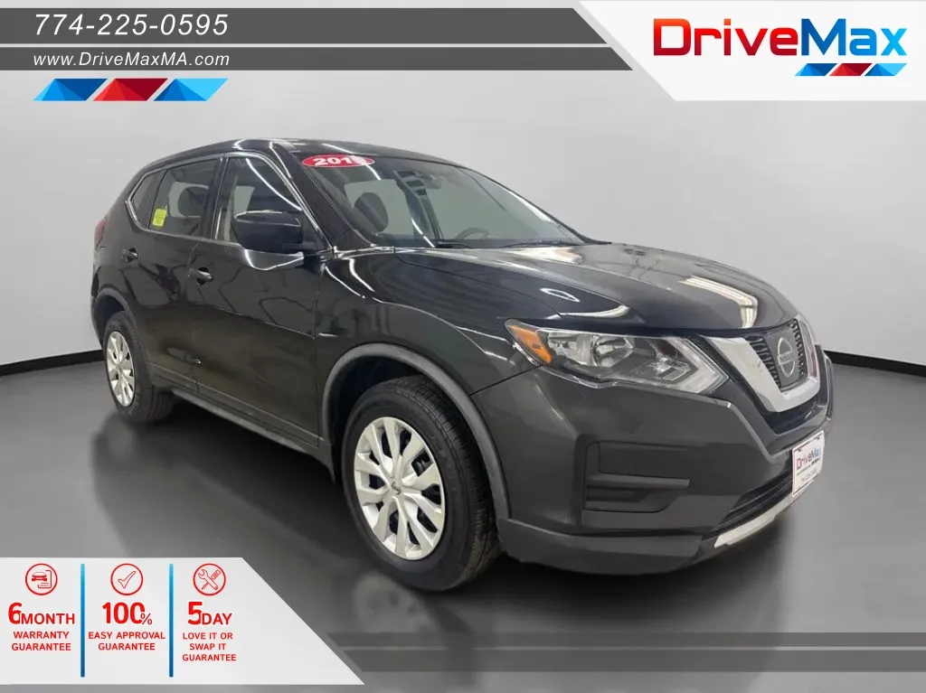 Black 2019 Nissan Rogue S Sport Utility 4D for sale in West Bridgewater, MA