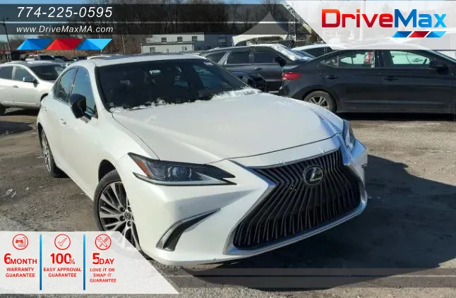 White 2019 Lexus ES 350 Sedan 4D for sale in West Bridgewater, MA