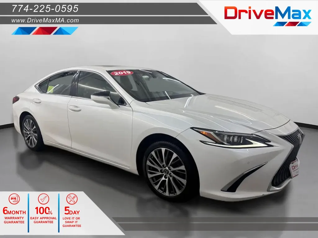 White 2019 Lexus ES 350 Sedan 4D for sale in West Bridgewater, MA