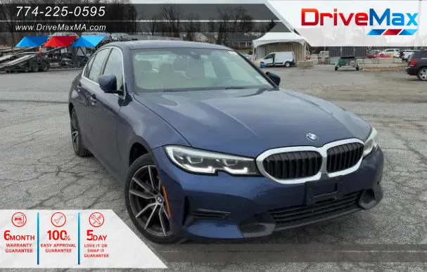 Blue 2020 BMW 3 Series 330i xDrive Sedan 4D for sale in West Bridgewater, MA