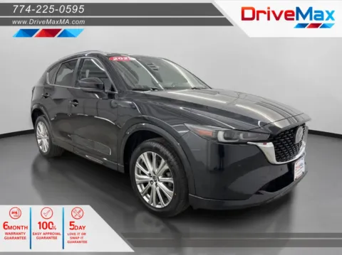 Black 2022 MAZDA CX-5 2.5 Turbo Signature Sport Utility 4D for sale in West Bridgewater, MA