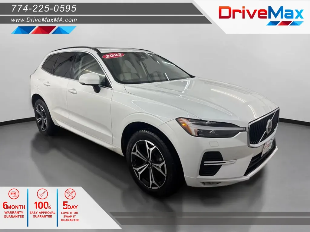 White 2022 Volvo XC60 B5 Momentum Sport Utility 4D for sale in West Bridgewater, MA
