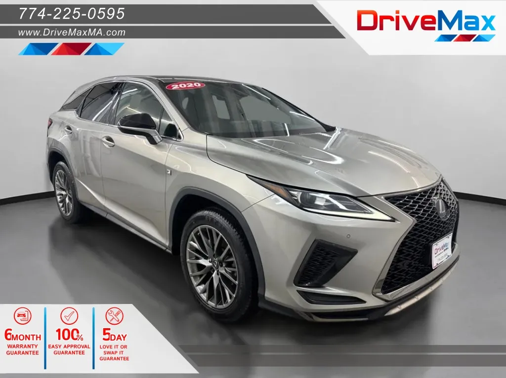 Silver 2020 Lexus RX 350 F SPORT SUV 4D for sale in West Bridgewater, MA