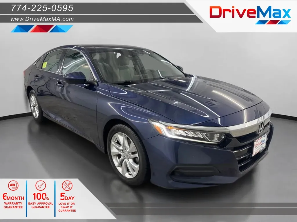 Blue 2019 Honda Accord LX Sedan 4D for sale in West Bridgewater, MA