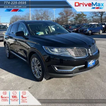 Black 2018 Lincoln MKX Reserve Sport Utility 4D for sale in West Bridgewater, MA