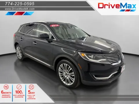 Black 2018 Lincoln MKX Reserve Sport Utility 4D for sale in West Bridgewater, MA