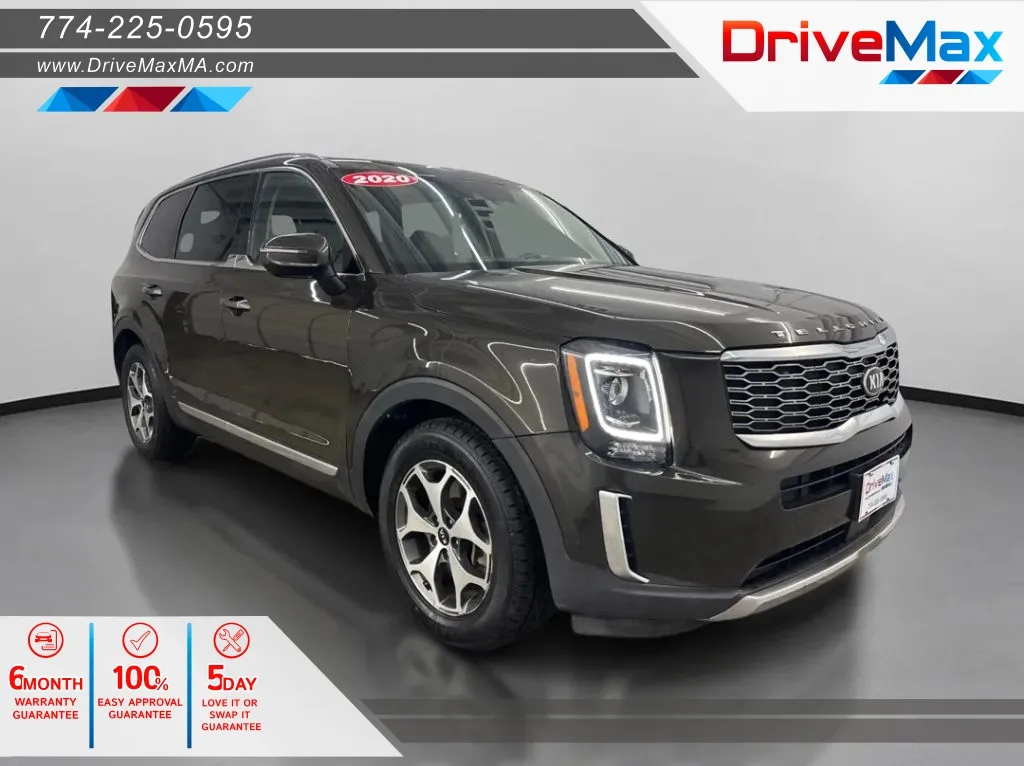 Brown 2020 Kia Telluride EX Sport Utility 4D for sale in West Bridgewater, MA