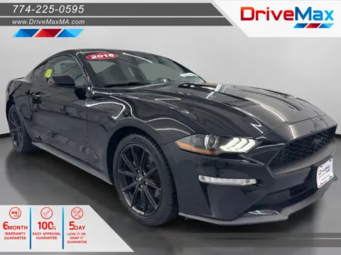Gray 2018 Ford Mustang EcoBoost Premium Coupe 2D for sale in West Bridgewater, MA