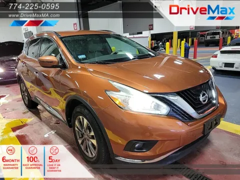 Orange 2016 Nissan Murano SV Sport Utility 4D for sale in West Bridgewater, MA