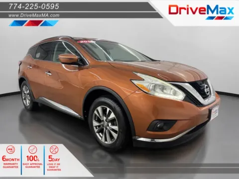 Orange 2016 Nissan Murano SV Sport Utility 4D for sale in West Bridgewater, MA