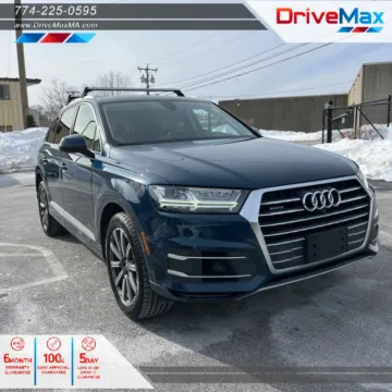 Blue 2019 Audi Q7 55 TFSI Premium Plus Sport Utility 4D for sale in West Bridgewater, MA