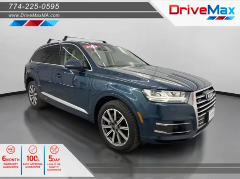 Blue 2019 Audi Q7 55 TFSI Premium Plus Sport Utility 4D for sale in West Bridgewater, MA
