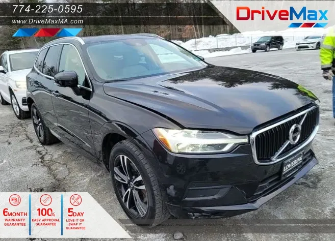 Black 2020 Volvo XC60 T6 Momentum Sport Utility 4D for sale in West Bridgewater, MA