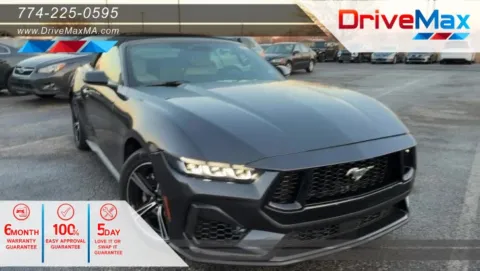 Black 2024 Ford Mustang EcoBoost Premium Convertible 2D for sale in West Bridgewater, MA
