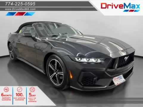 Black 2024 Ford Mustang EcoBoost Premium Convertible 2D for sale in West Bridgewater, MA