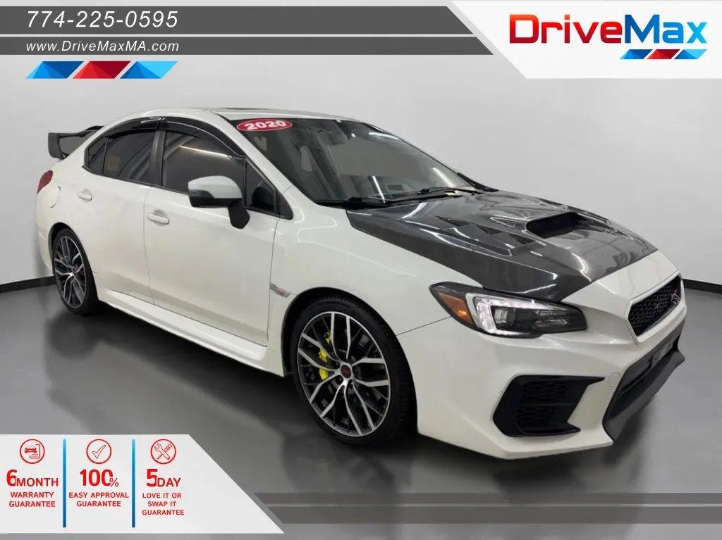 White 2020 Subaru WRX STI Limited Sedan 4D for sale in West Bridgewater, MA