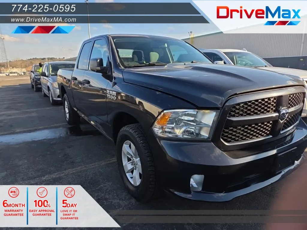 Gray 2016 Ram 1500 Quad Cab Express Pickup 4D 6 1/3 ft for sale in West Bridgewater, MA