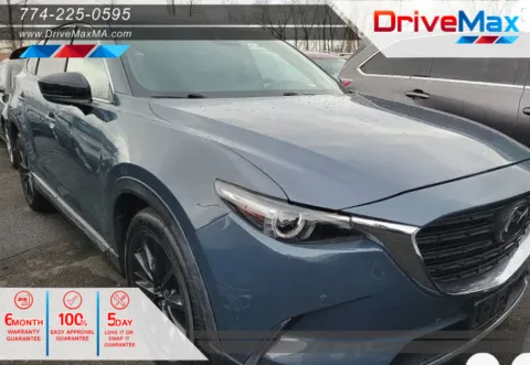 Blue 2023 MAZDA CX-9 Carbon Edition Sport Utility 4D for sale in West Bridgewater, MA