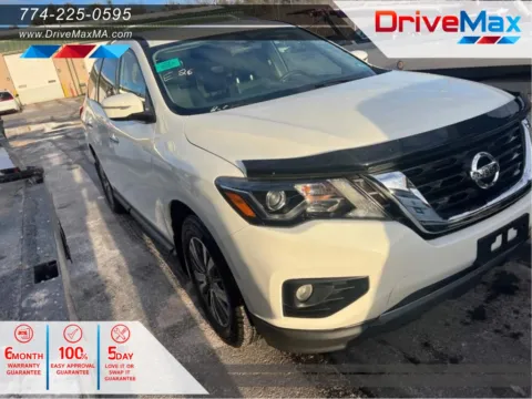 White 2018 Nissan Pathfinder S Sport Utility 4D for sale in West Bridgewater, MA