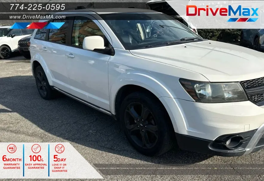 White 2020 Dodge Journey Crossroad Sport Utility 4D for sale in West Bridgewater, MA