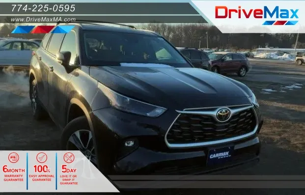 Black 2022 Toyota Highlander XLE Sport Utility 4D for sale in West Bridgewater, MA