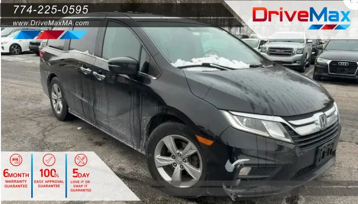 Black 2019 Honda Odyssey EX-L Minivan 4D for sale in West Bridgewater, MA