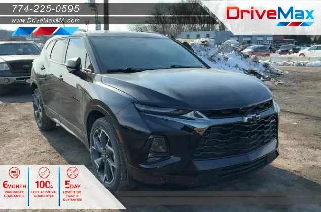 Black 2019 Chevrolet Blazer RS Sport Utility 4D for sale in West Bridgewater, MA