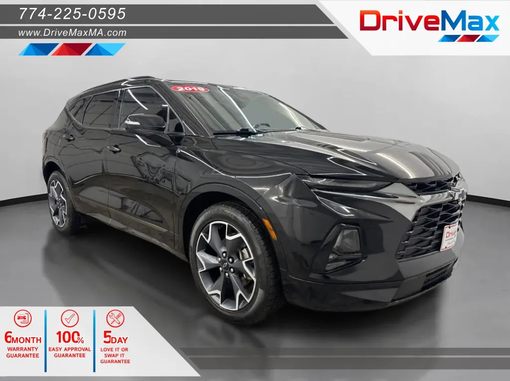 Black 2019 Chevrolet Blazer RS Sport Utility 4D for sale in West Bridgewater, MA