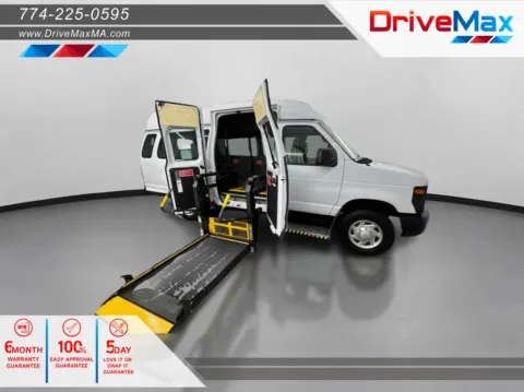 White 2013 Ford E350 Super Duty Cargo Extended Van 3D for sale in West Bridgewater, MA